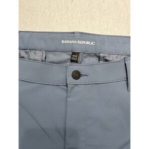 Banana Republic Men's Slim Fit Stretch Flat Front Pant, Blue 40x30 NWT